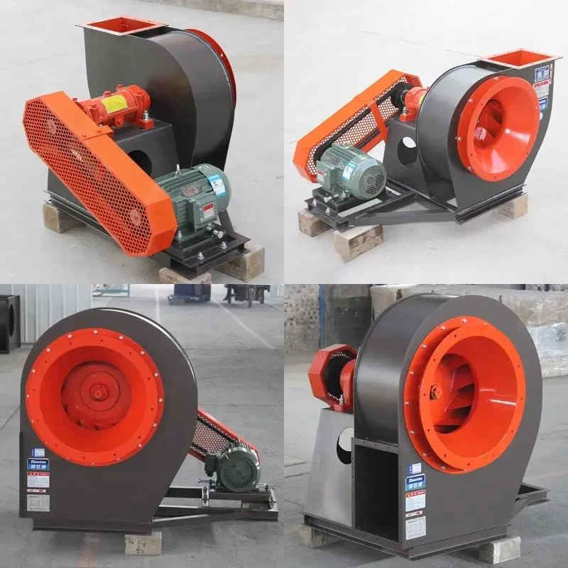 High Efficiency Multistage Centrifugal Exhaust Blower Ventilation Fan for Dust Removal 5000CFM Large Airflow Metal