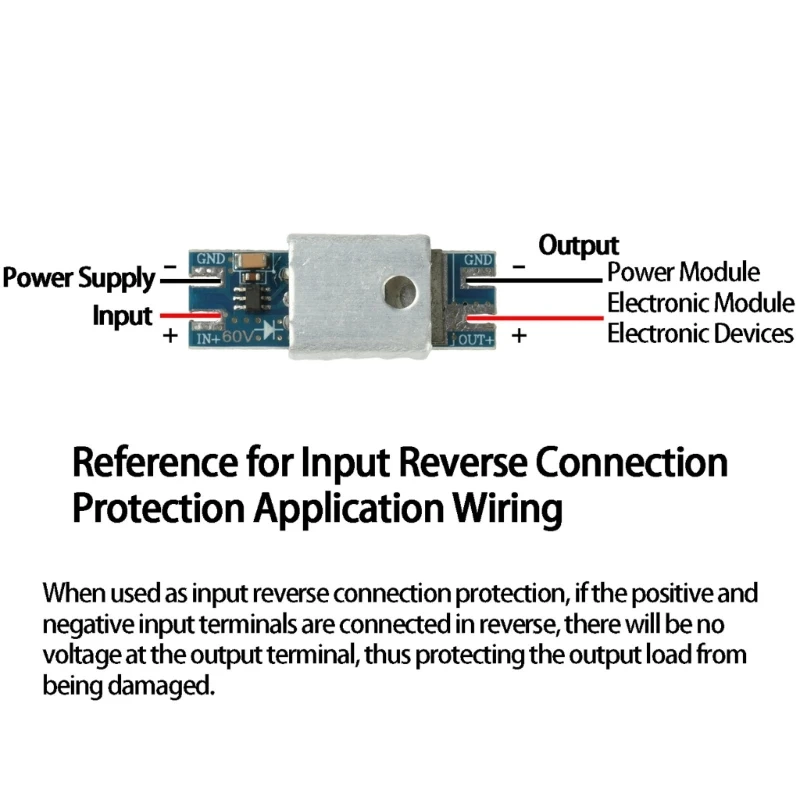 P5EA Solar Diode Module 20A 4-90V Low Drop Reverse Current Blocking Module