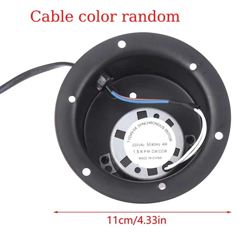 Motor giratório de 1,5 rpm com plugue para pendurar espelho de vidro bola de discoteca DJ KTV Partys luz plugue UE