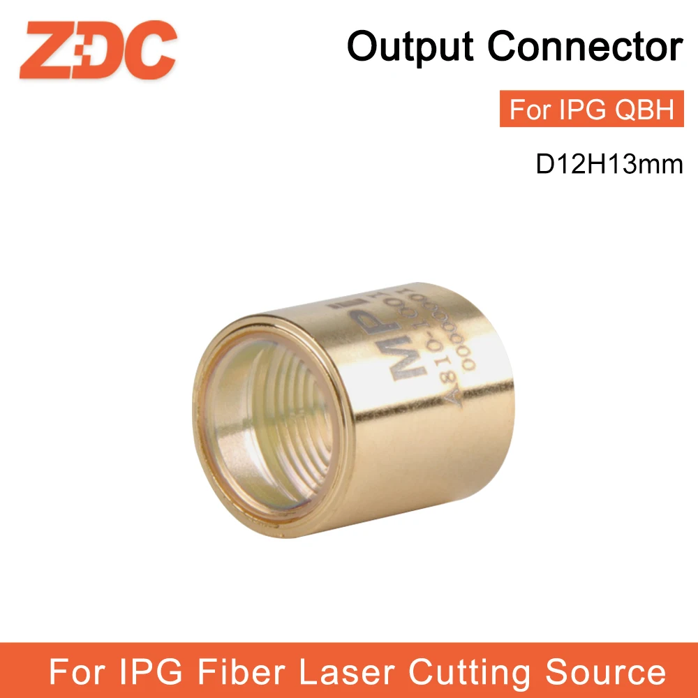 Output Protective Connector Lens High Quality Laser Source Protection Cap D12H13 3KW For IPG Fiber Laser Source Cutting Machines