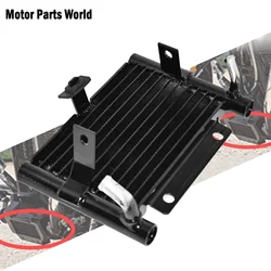 Motorcycle Black Oil Cooler Radiator Cover Water Cooling Replacement For Harley Touring Electra Street Road Glide FLHR 2017-2023