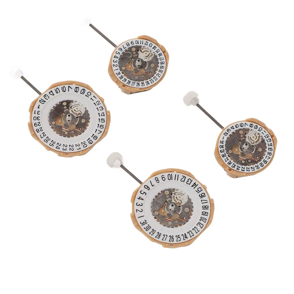 Mechanizm zegarka kwarcowego 4 szt. Pozycja godzin 6:00 3:00 Wyświetlanie daty Mechanizm zegarowy SP28 SP25 do mechanizmu SP28 SP25