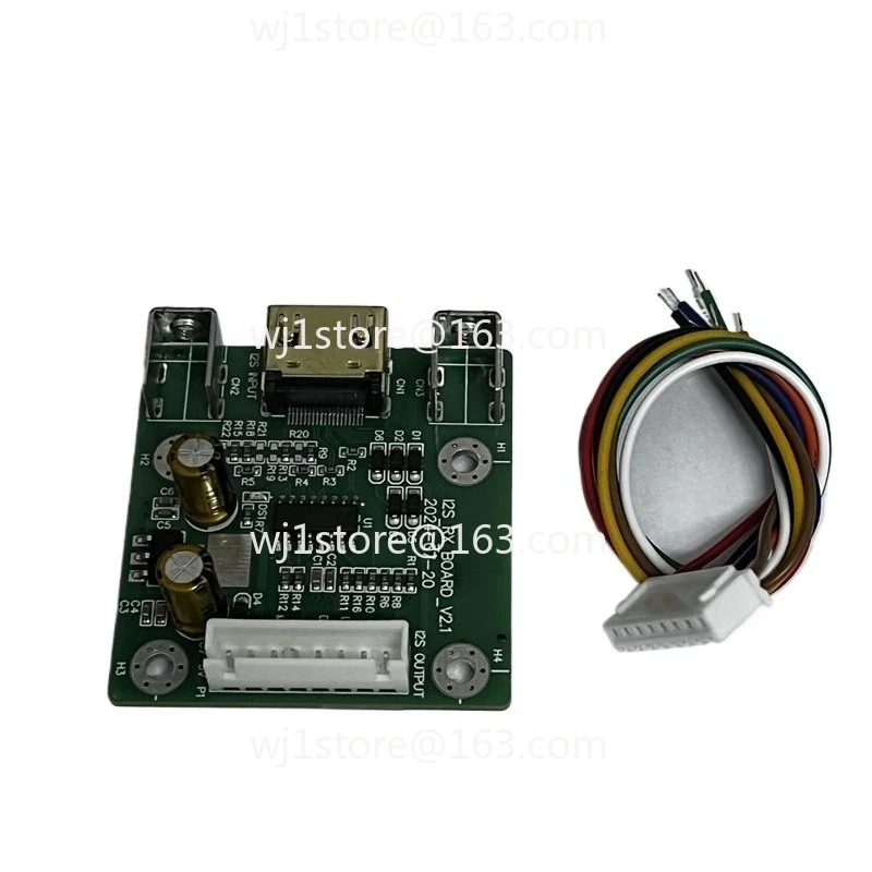 HDMI to I2S Receiver Board Differential I2S Signal Conversion DAC