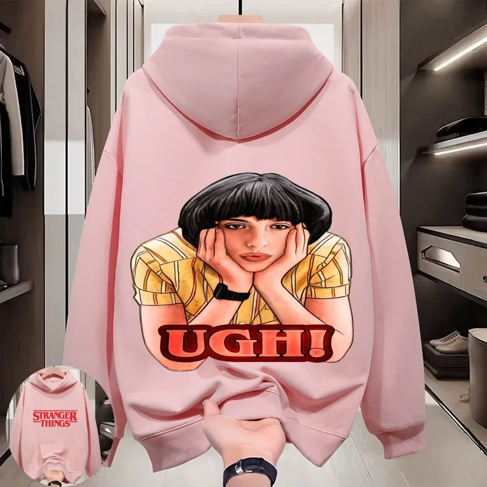 

Stranger Things Hellfire Club 2026, толстовка с мягким рисунком, уютный комплект для дома и пары