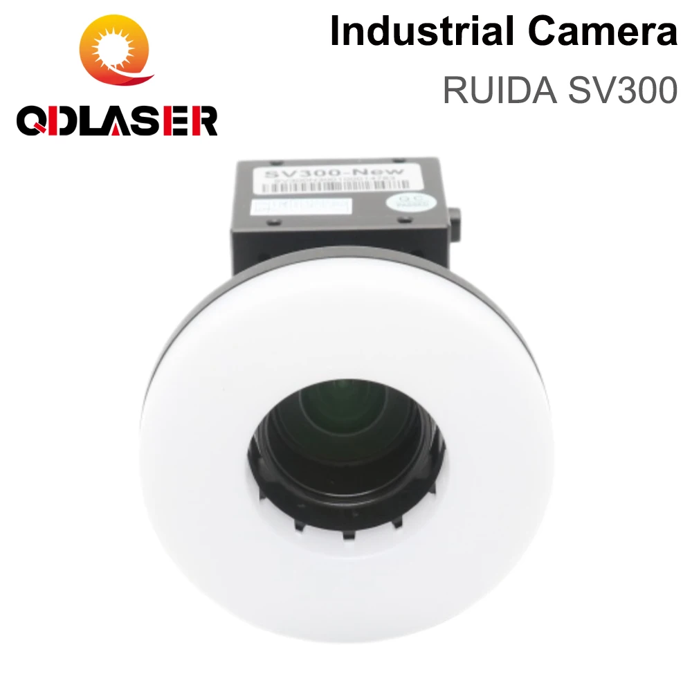 QDLASER Ruida SV300 Industrial Camera Vision Positioning CCD Camera for CO2 Laser Engraving Cutting Machine Parts