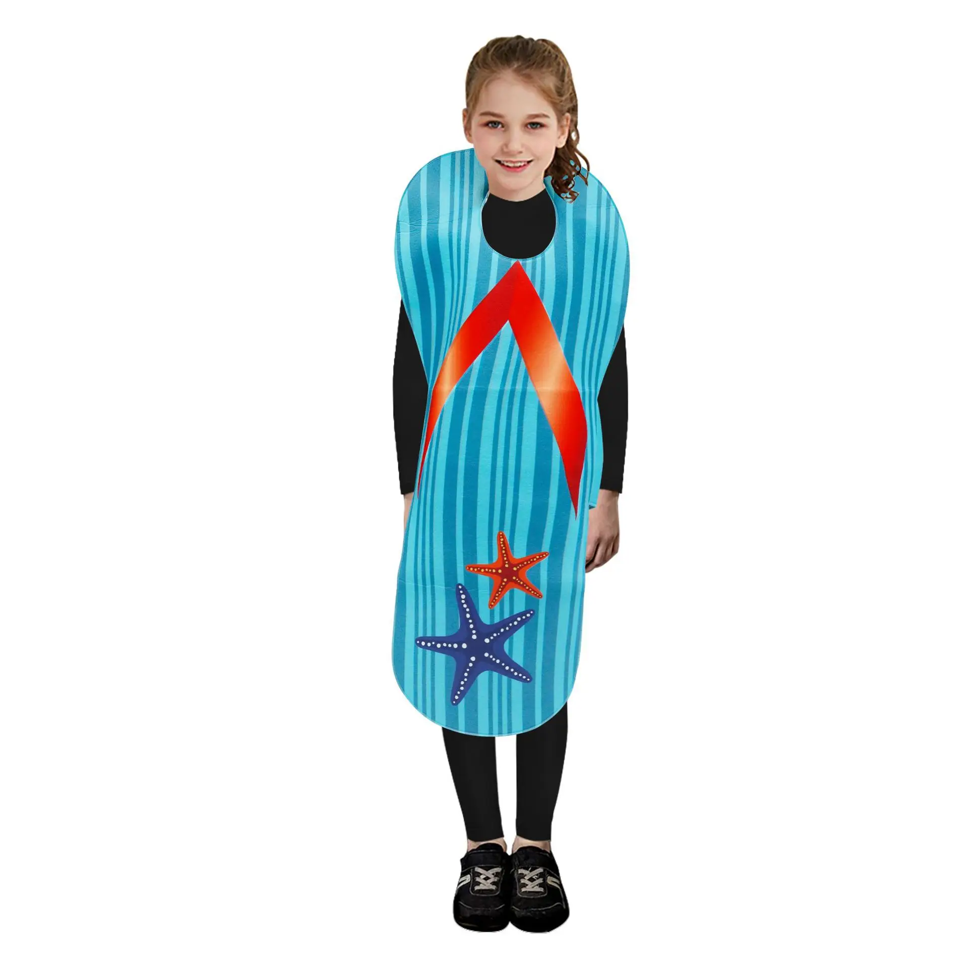 

New Style Stage Party Costume Digital Print Herringbone Flip-flops Halloween Cosplay Costume Funny Dress-up Clothes