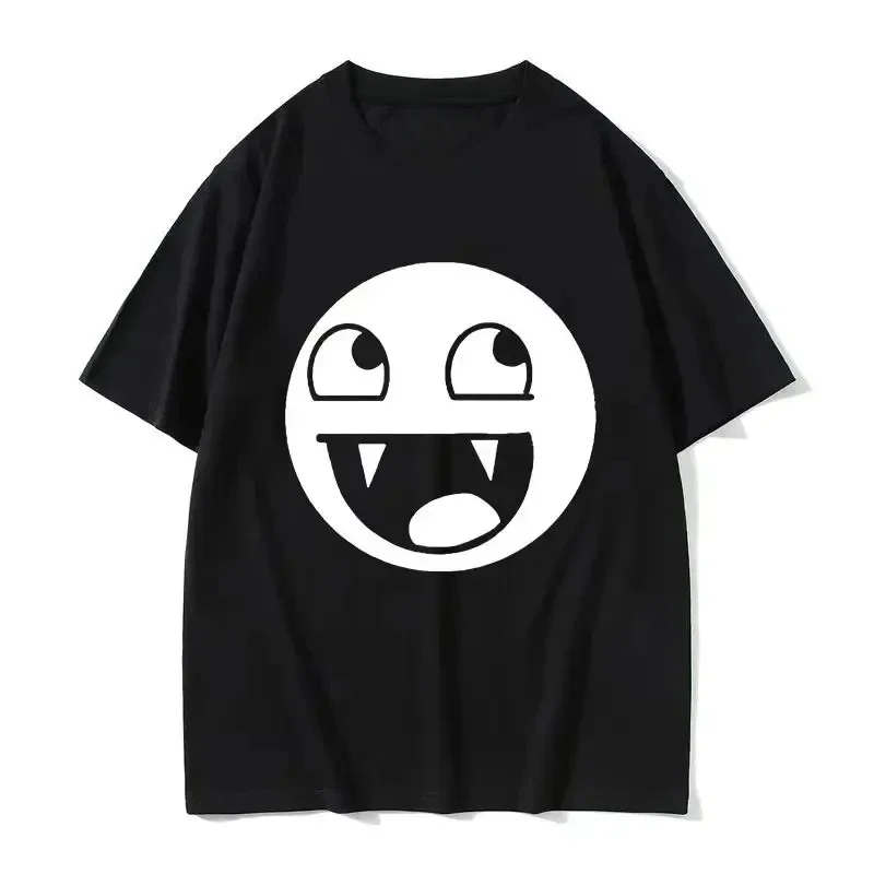 

O-Neck Fashion High Quality Casual Tshirt Women's Clothing Epic Face Domo Kun Funny T Shirts Women Summer