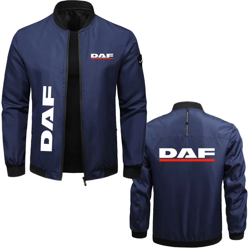 Truck Daf Herren Baseball jacke 2024 Herbst bequeme High-End Herren jacke Marke Luxus Bomber jacke Baseball jacke Top