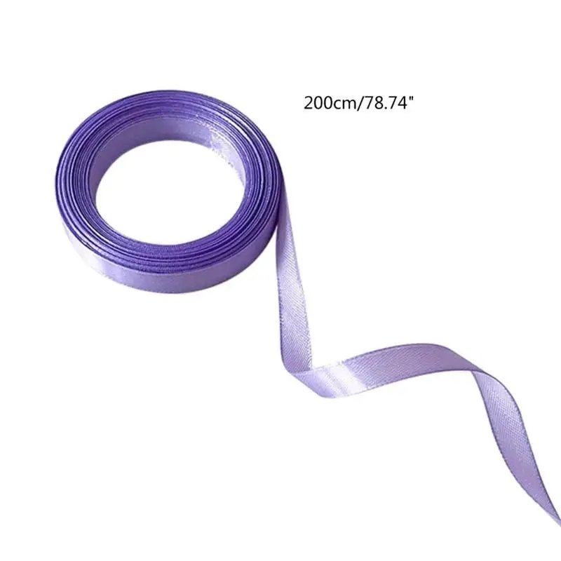 652F Ribbon 10mmx2 Meters, Color Ribbon for Gift Wrapping, Crafting, Balloon, Hair Bows, Bridal Bouquets, Wedding