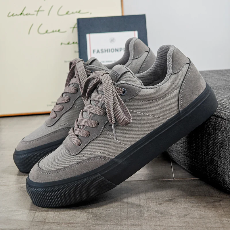 

Обувь для скейтбординга 2025, хит продаж, мужская спортивная обувь, сезонная обувь для бега, модные дышащие кроссовки Tide, парусиновая доска