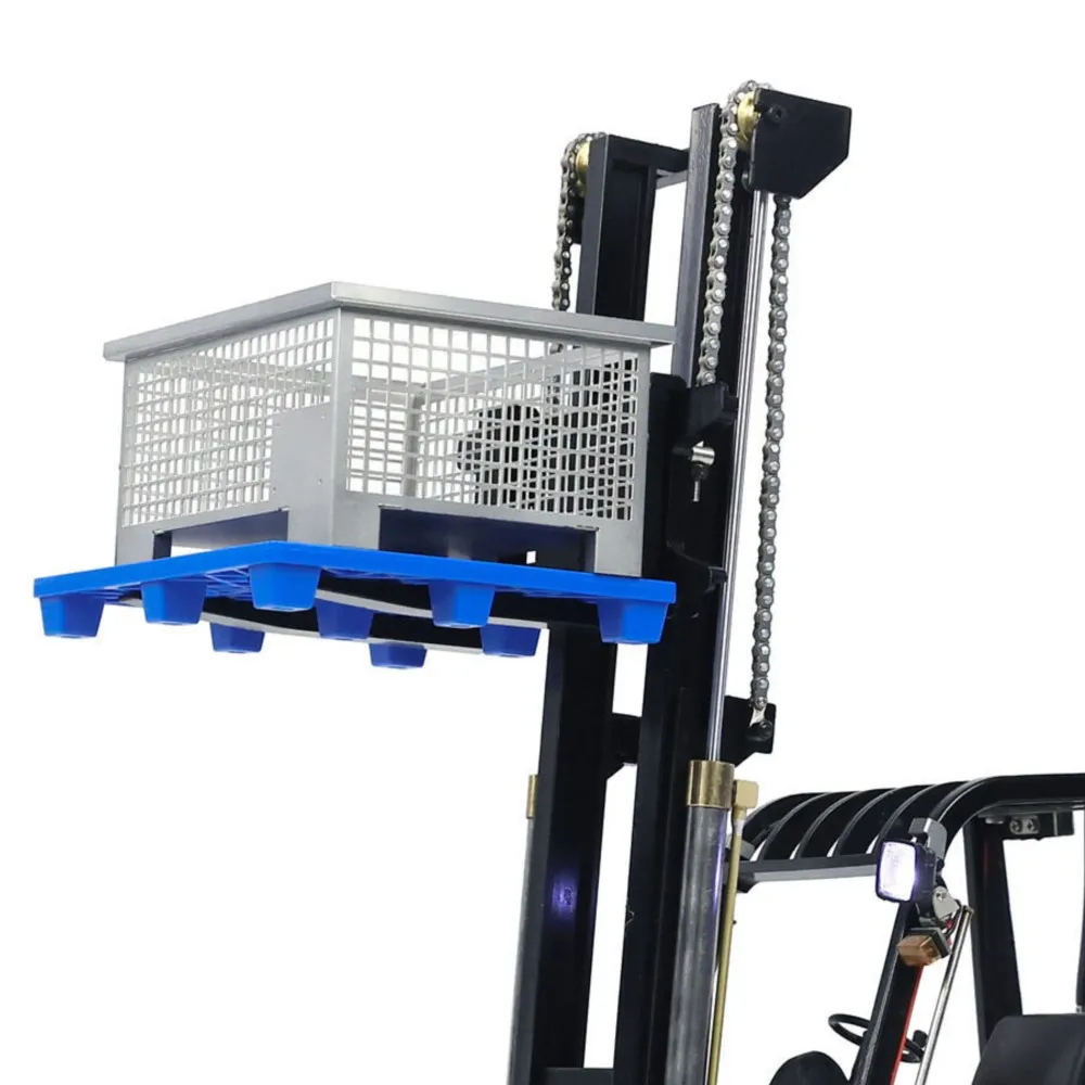 

1/14 Hydraulic RC Forklift 40DA3 Wheeled Transfer Painted Finished Car Truck Vehicles Light Sound Boys Toys Gift TH23692