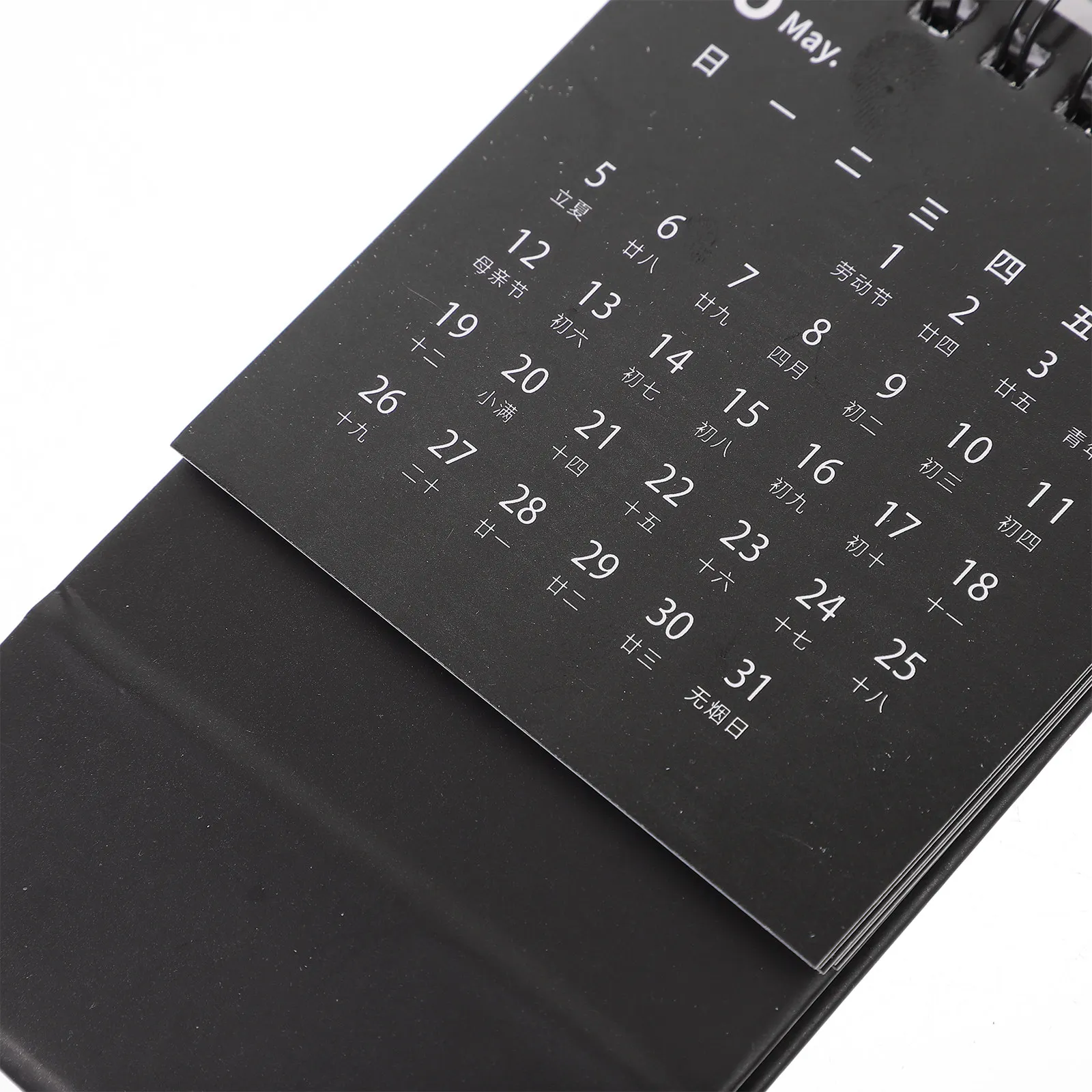 

Mini 2024 Desktop Calendar Small Desk Flip Month Standing Calendar Office Organizer Daily Reminder Decorative Monthly Note