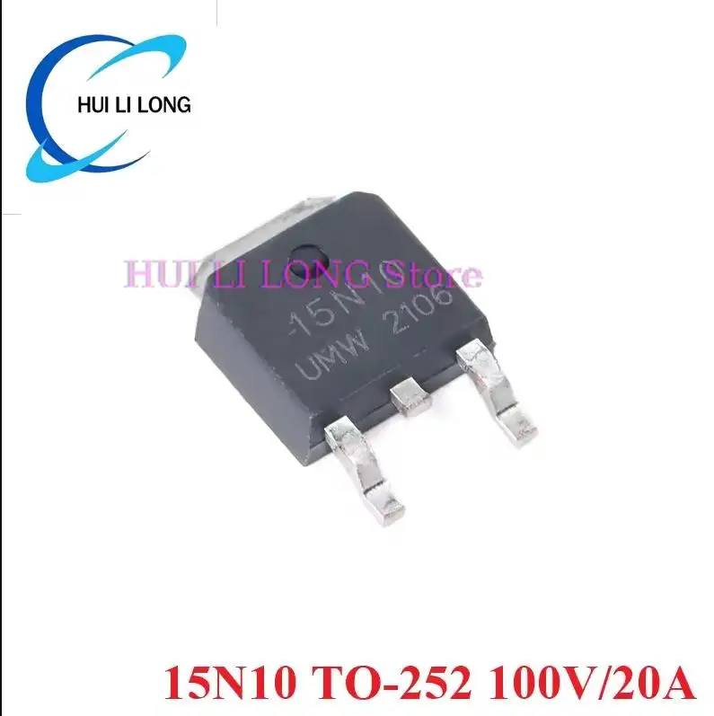 10/20/50PCS N-channel MOS (Field Effect Transistor) IC Chip 15N10 TO-252 TO252 100V 15A