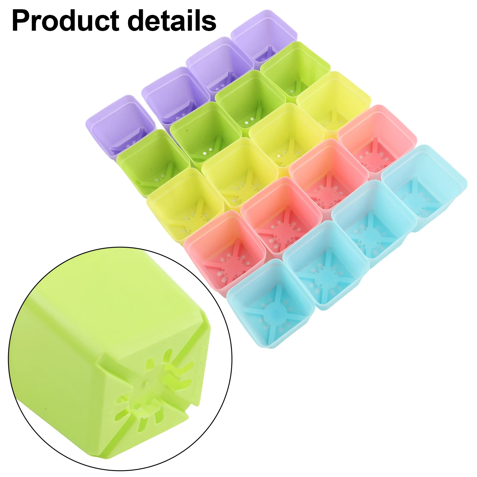 Kinderzimmertopf Blumentopf Flower Pot Kunststoff Nursery Pot Plastic Succulent Plant Container Gartendekoration