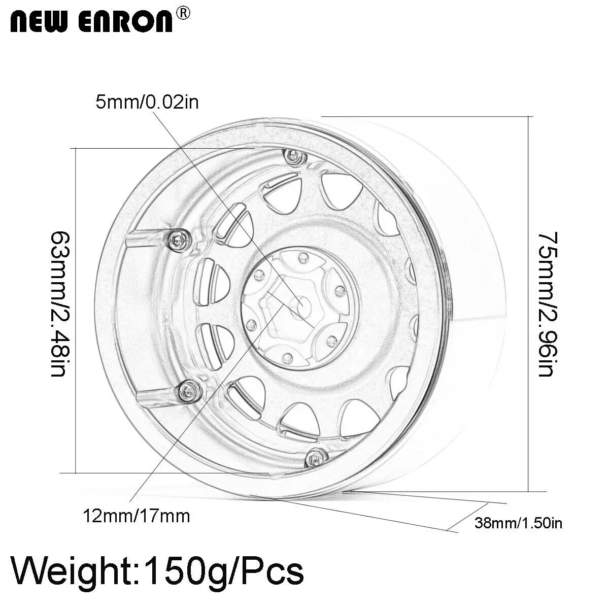 NEW ENRON CNC Aluminum Alloy 2.6