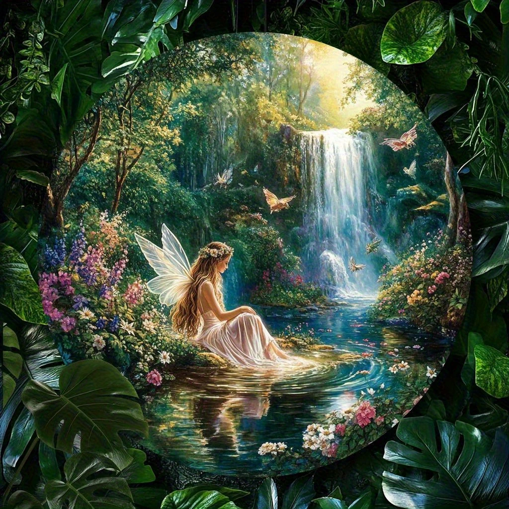 

Elegant Elves Nature Landscape 500PCS/1024 PCS Jigsaw Puzzles Challenging Family Activity Game for Gameroom Bedroom Home Decor