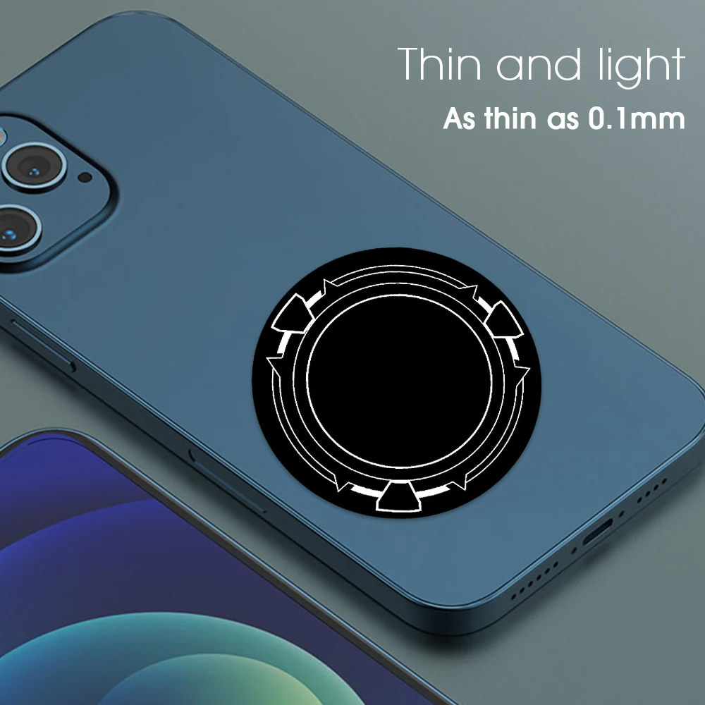 New 6/9cm Metal Plate Ring for Magsafe Magnetic Car IPad Holder Radiator Iron Sheet Sticker for IPad / Tablet PC