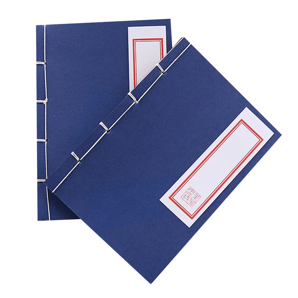 2-teiliges Notizblock-Notizbuch, Sammelalbum, Retro, die Notizbücher, handgefertigtes Fadentagebuch