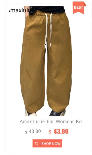 Amax LuluE 2026 Winter Damen Koreanische Mode Lose Gepunktete Warme Cordhose Damen Verdickte Freizeithose Vintage Klassische Haremshose – Detail 5