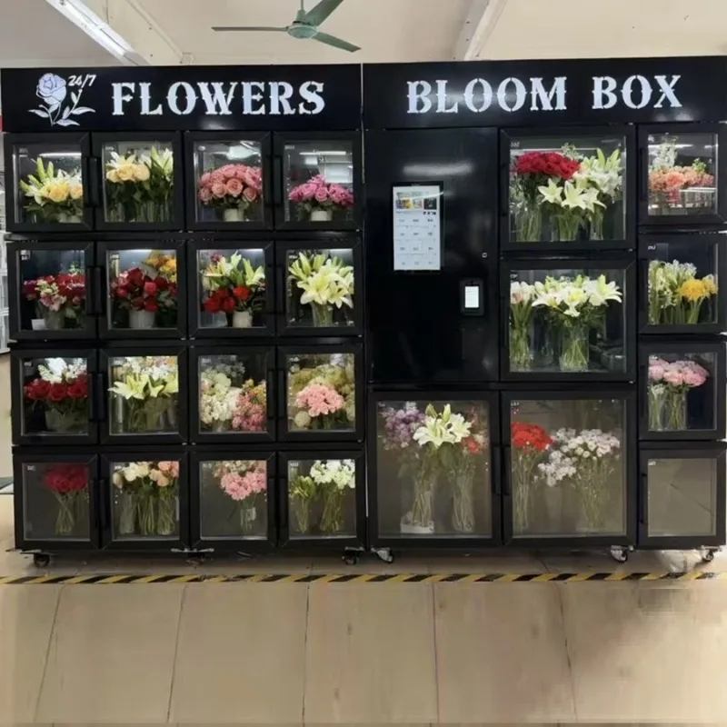 2026 New Smart Fresh Flower Vending Machine with Cooling & Humidity Control
