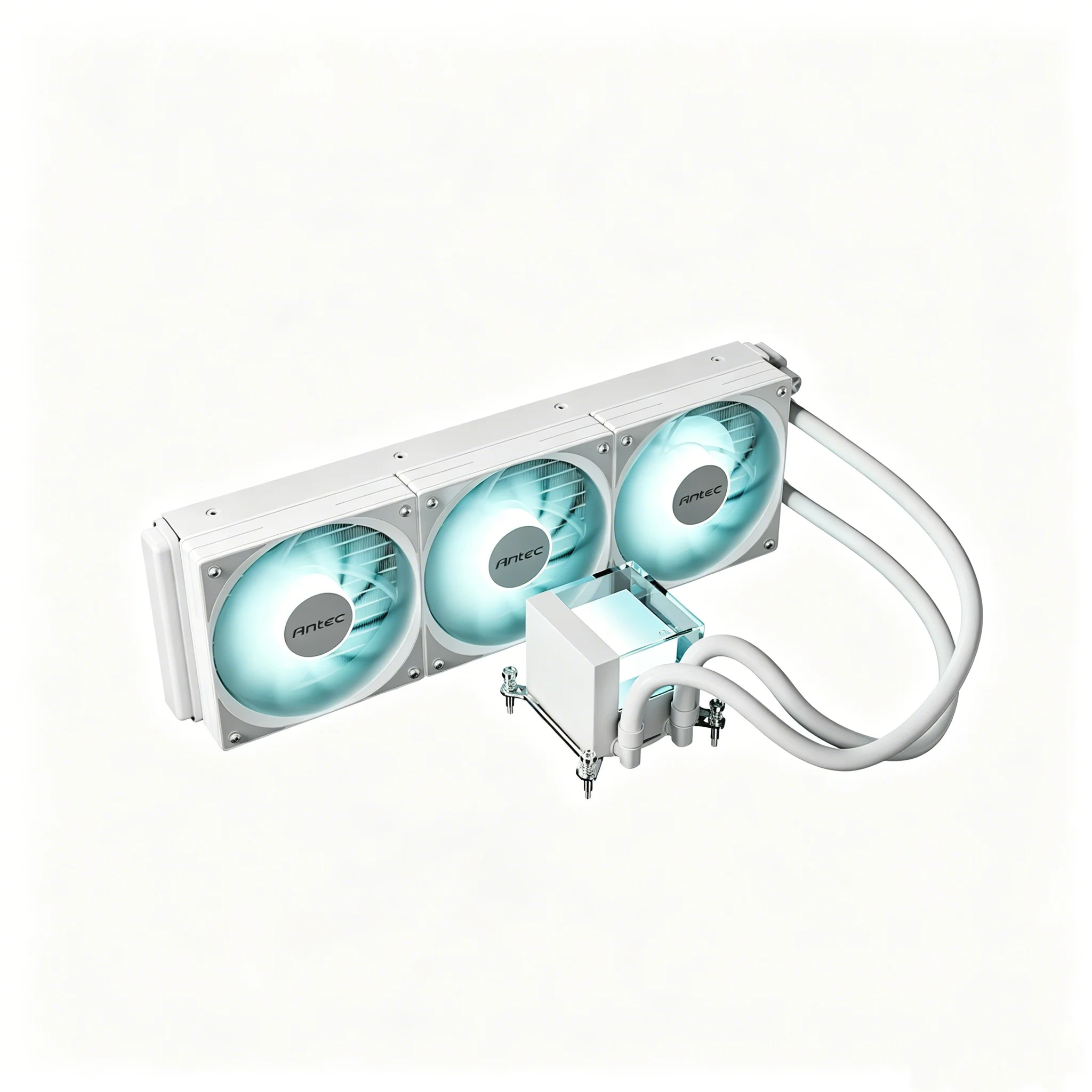 Antec P360 Integrated Water-Cooled Radiator Visualized Water