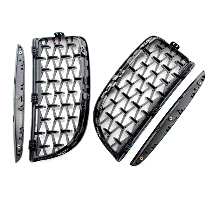 

Front Hood Grille Diamond Star Pattern For BMW 3 Series E90 E91 2005-2008 51137120008 51137120007 Kidney Grille-Boom