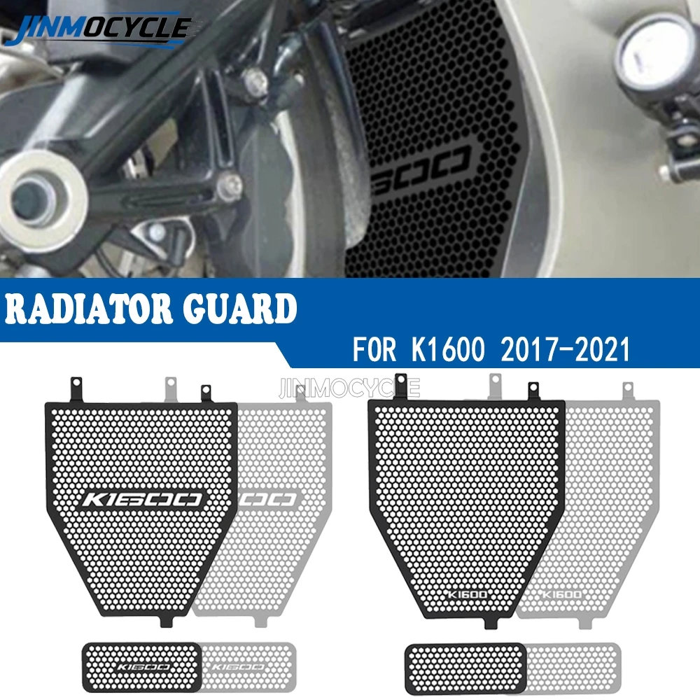 

Radiator Grille Guard Cover and Oil Cooler Set Protector For BMW K1600GT 17 K1600GTL K 1600 K1600 GT GTL 22 2020 2021 2022 2023