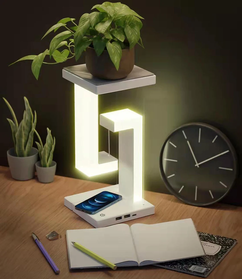 Cmoonfall Nordic Led Bedside Study Table Lamp Reading Book Wireless Charging Desk LightS Bedroom Decoration Lampe De Lecture