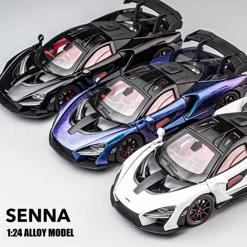 Модель-спортивного-автомобиля-senna-1-24-литая-металлическая-игрушечная-машинка-имитация-звука-и-света-коллекционная-подарок-для-детей