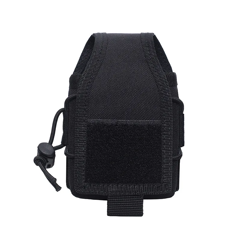 Tactical Molle Radio Pouch, Universal Walkie Talkie Holster with Waist Belt Clip, Outdoor Sports & EDC Tool Holder