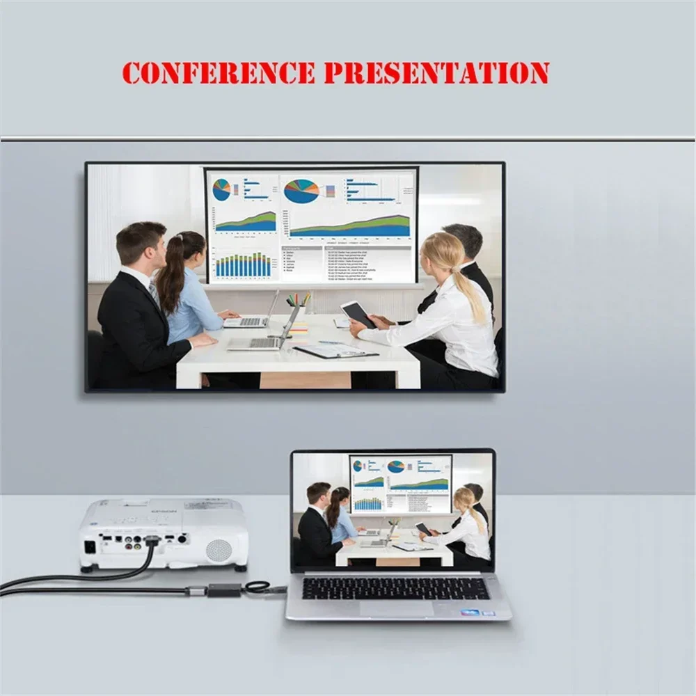 1080P USB 3.0 to HD-Compatible Converter Multi Display Graphic Adapter for PC Laptop Projector HD External Video Card