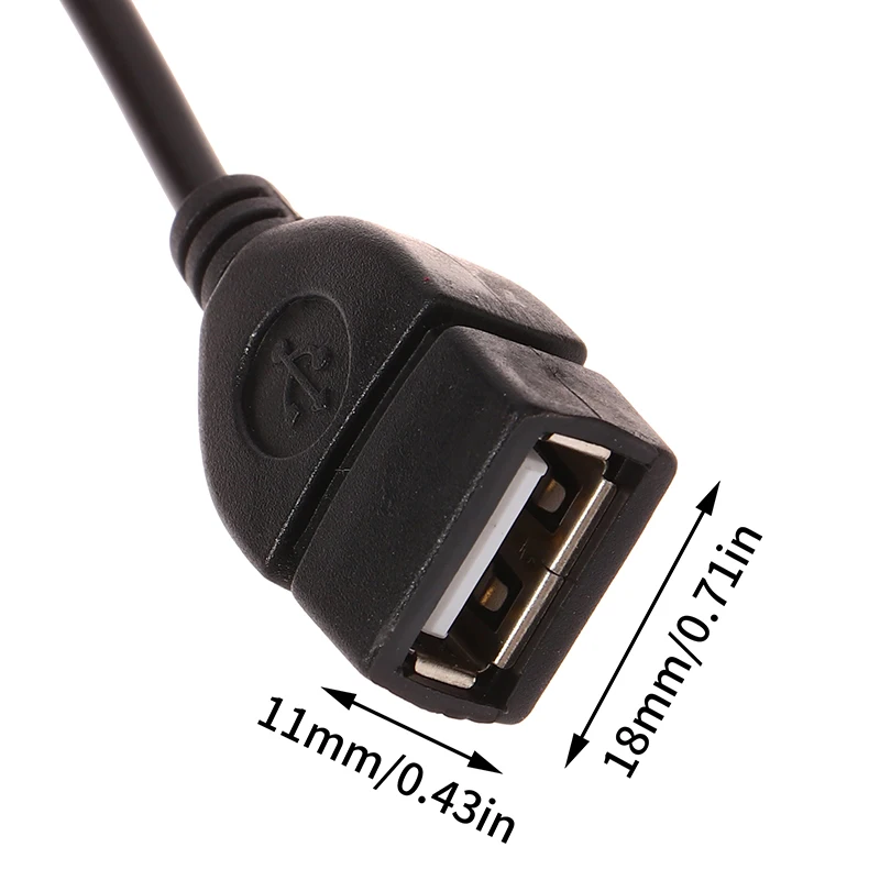 New! 3.5mm Black Car AUX Audio Cable To USB Audio Cable Car Electronics for Play Music Car Audio Cable USB Headphone Converter