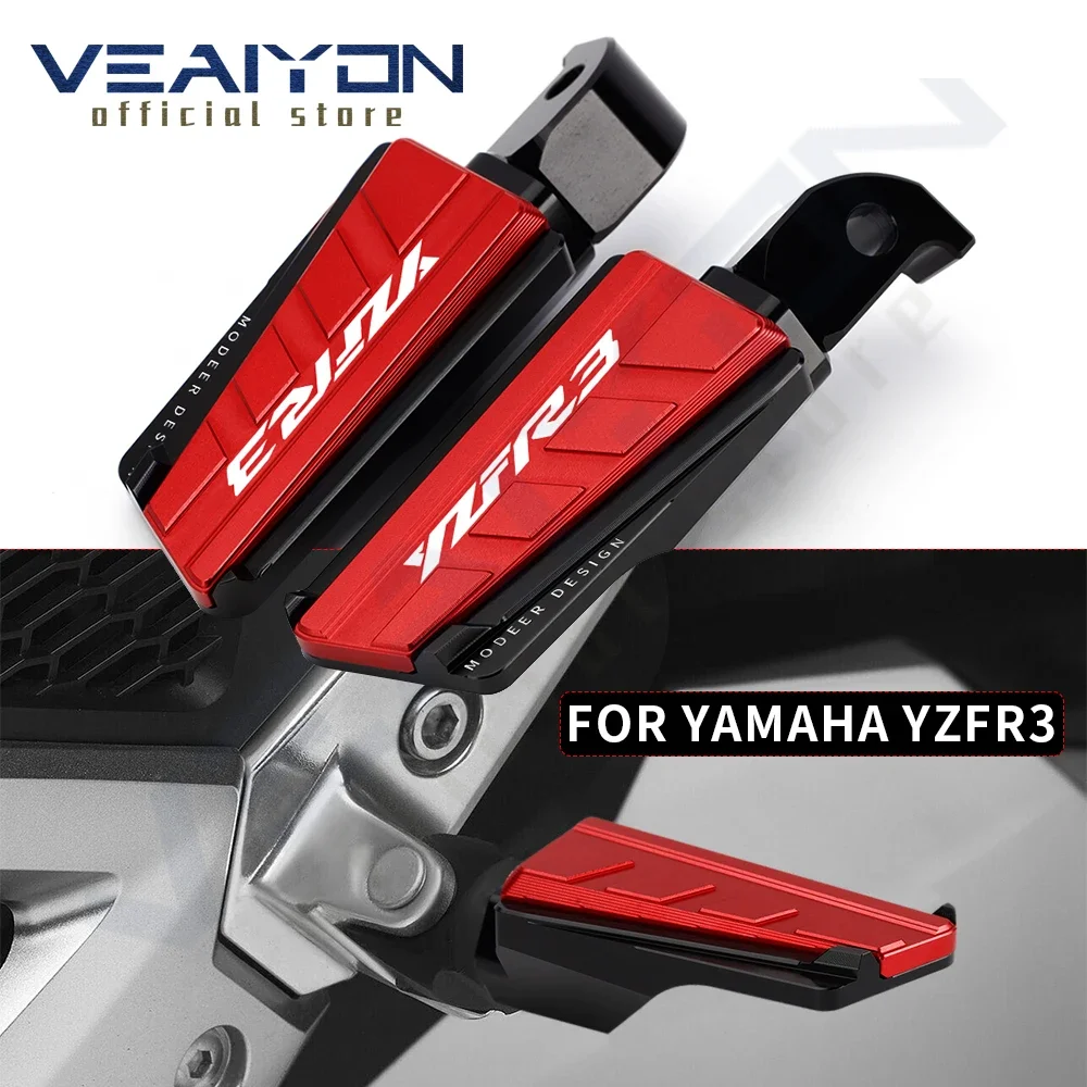 

For YAMAHA YZF-R3 YZF R3 R25 R125 YZFR3 YZFR25 YZFR125 Motorcycle Accessories Rider Footrest Pedal Foot Pegs Foot Pegs Pedals