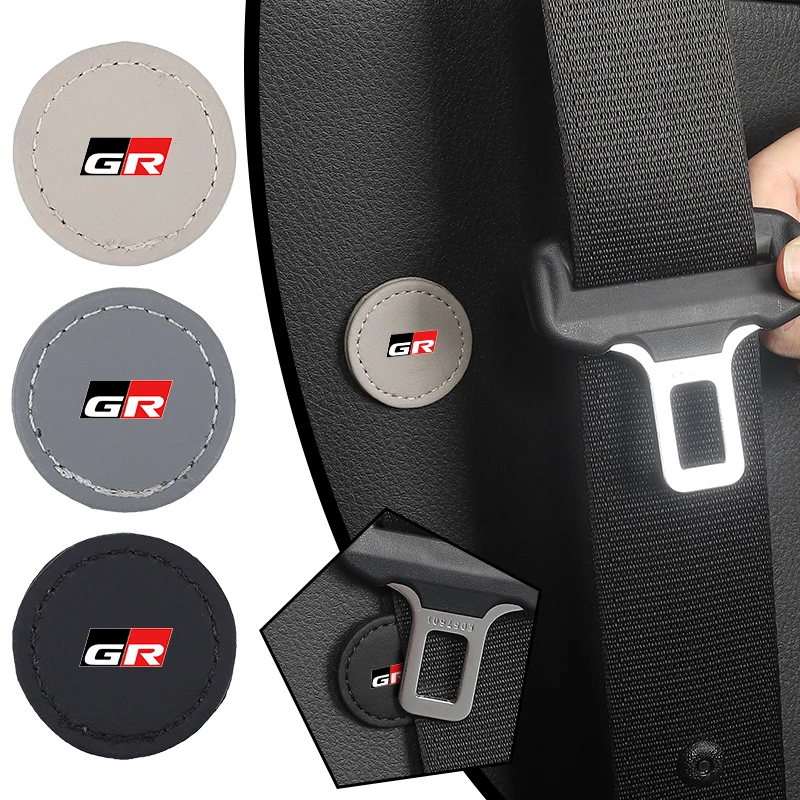 Magnetic Car Seat Belt Limiter Stopper Stabilizer Accessories For Toyota GR Rav4 Avensis GR86 T25 GAZOO RACING Prado Yaris