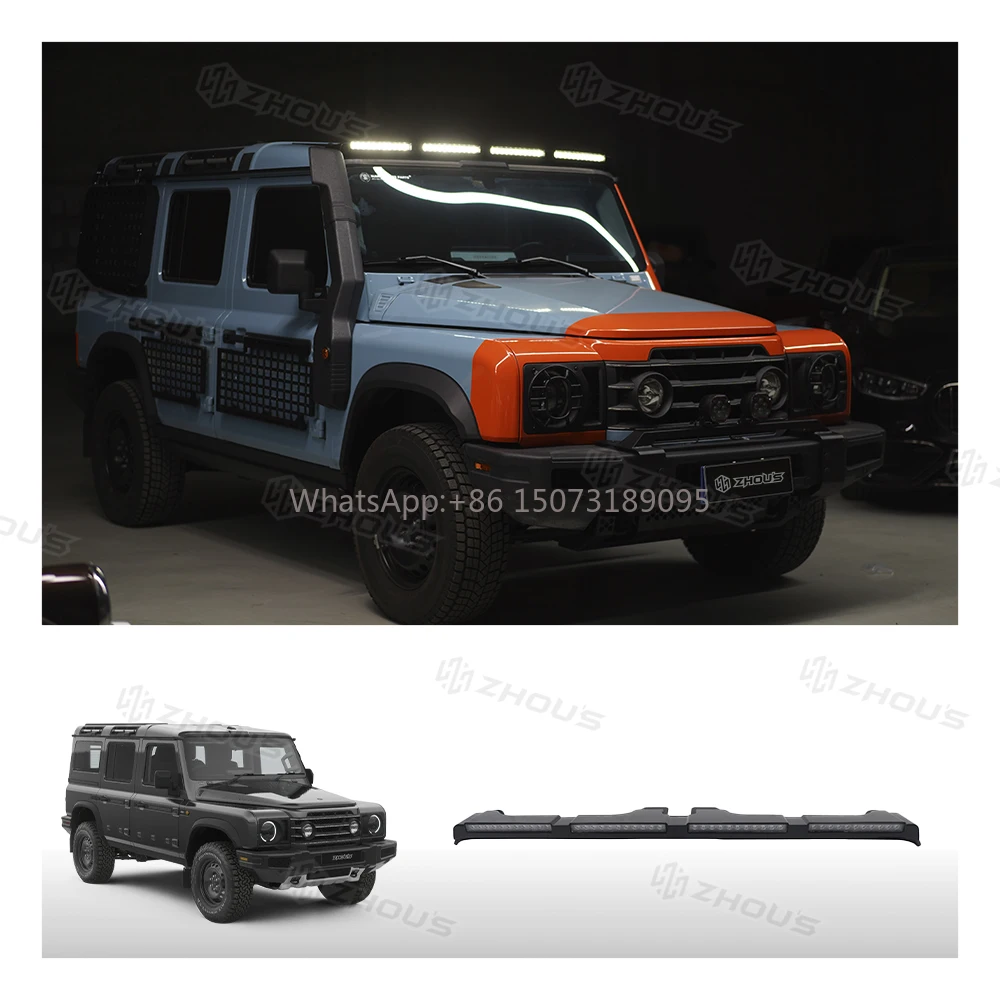 

Zhous Design Exterior Accessaries Auto Lighting System 4Lens Led Car Roof Top Light Pod for Ineos Grenadier
