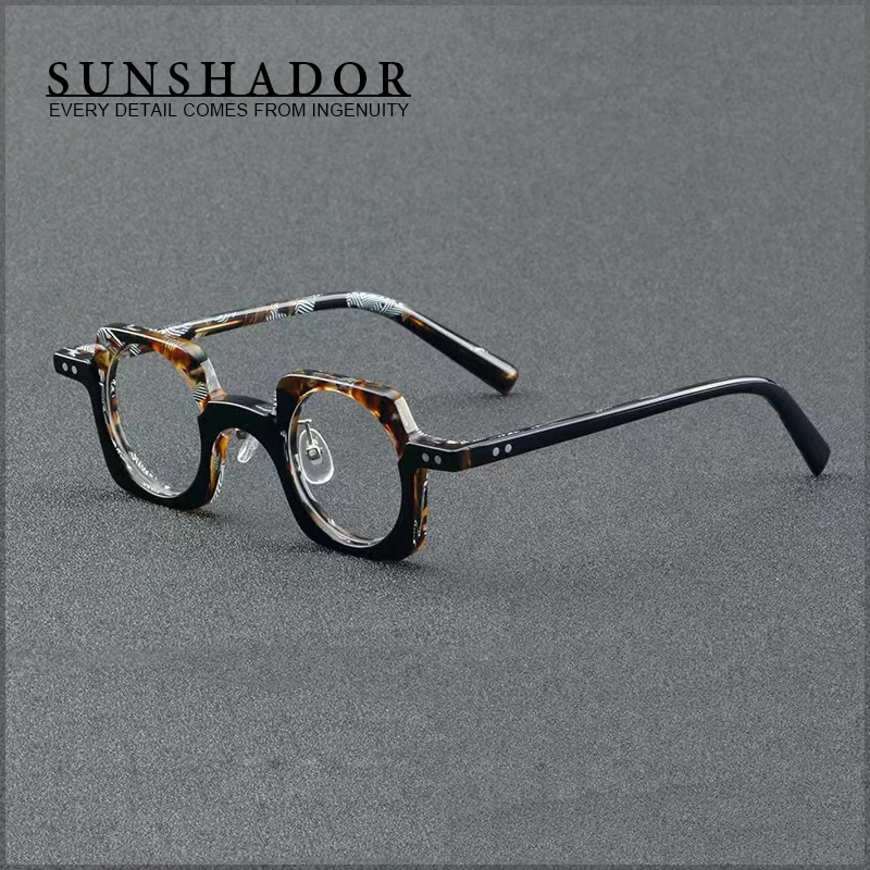 

Niche acetate frames for men and women eyeglasses Retro 98033 optical myopia glasses frame Fashion high quality eyewear