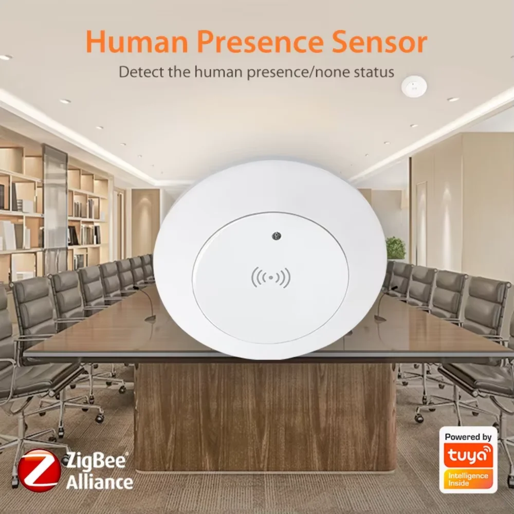 Tuya ZigBee/Wifi 24G MmWave Radar Human Presence Motion Sensor Relay Luminance Detection 110/220V Support 2MQTT Home Assistant