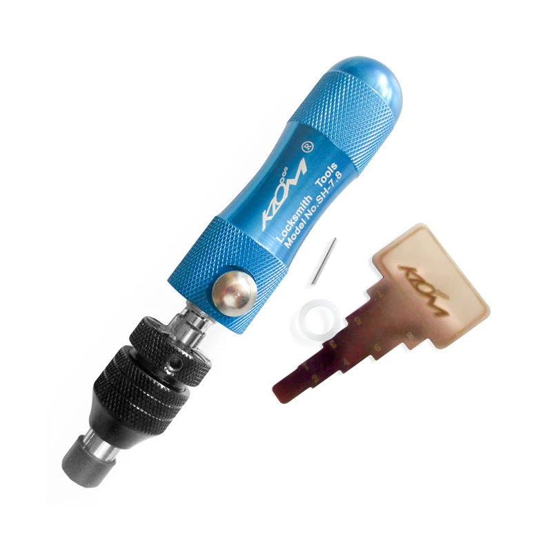 Hot Sale High-quality Locksmith Tool 7.8mm 7 Pin Advanced Tubular Lock Pick Set