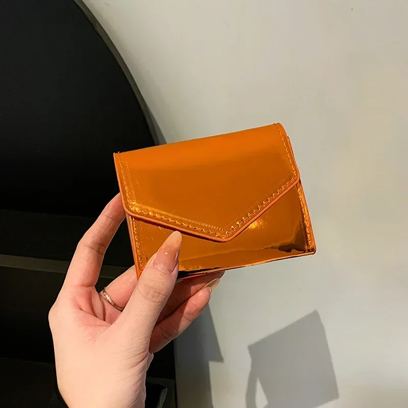 Simple Fashion Lady Card Holder Purse Women Purse Card Wallet Fashion Pu Leather Small Bags for Female Bags Credential Holder