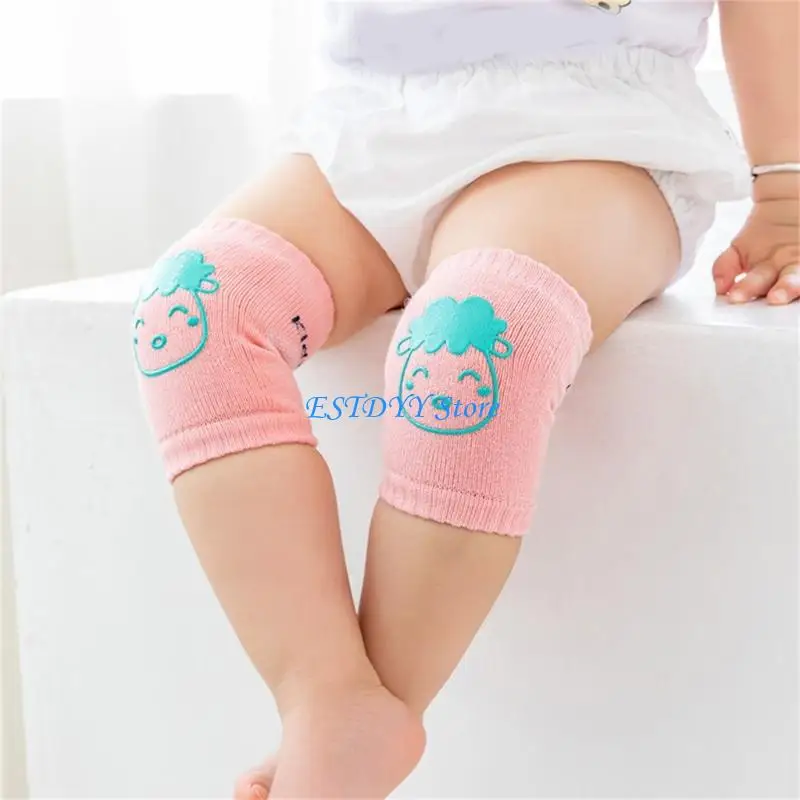 G6DE Practical Cotton Toddler Knee Guards for Crawling Protections Comfortable Fit
