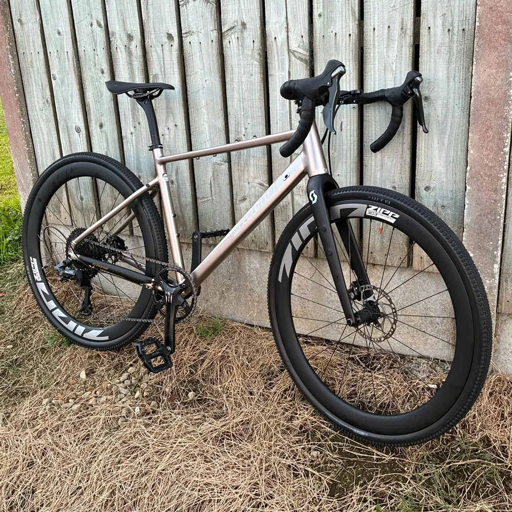 43cm/47cm/52cm eje de cubo cuadro de bicicleta de grava 700C cuadro de bicicleta horquilla delantera de fibra de carbono eje pasante cuadro de bicicleta de carretera tubo de asiento 27,2