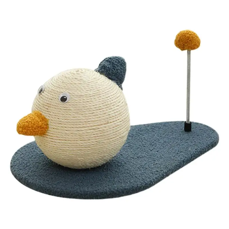 

Kitten Scratching Board Sisal Cat Scratching Toy Duck-shaped Design Increases Interactivity Scratching Board Toy For Medium Cat