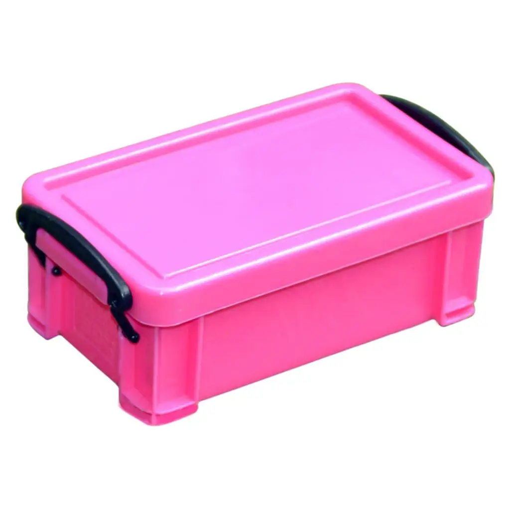 3-6pack Home Furnishing Box 0.5L Latch Box Colorful with Lid Food Sealed