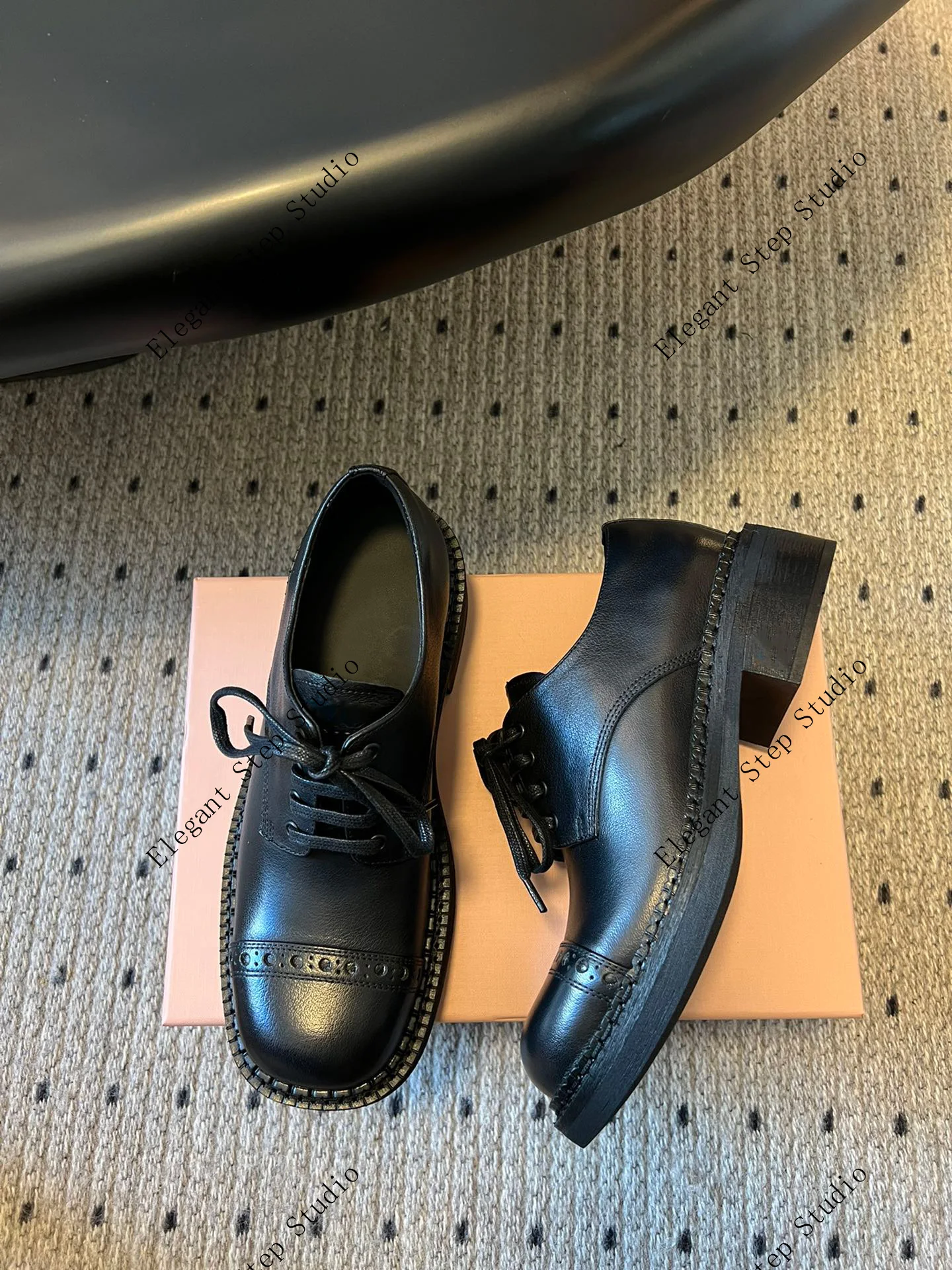 

Women's Shoes Oxfords Derby Leather Lace-up Shoes Brogue