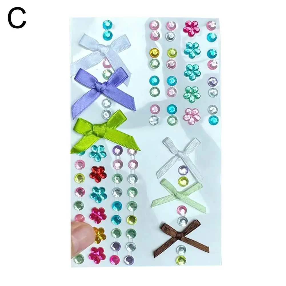 أزياء الفراشة ملصقات الوجه اللؤلؤ المؤقتة لصاقات وشم للماء بريق عينيه الجسم لمهرجان ماكياج O2T6