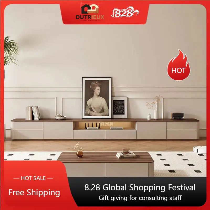 Khaki Design Tv Cabinet Modren Drawers Long Unique Luxury Tv Cabinet Living Room Apartments Fernseher Tisch Furniture Home