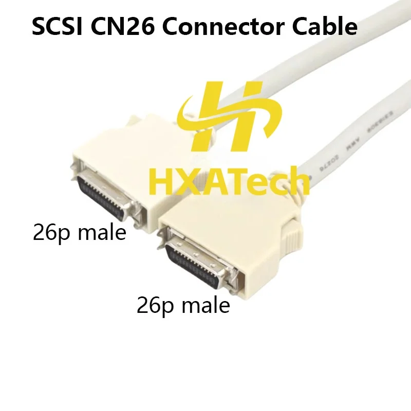 HXATech-высококачественный соединительный кабель SCSI CN26 SCSI 26-контактный кабель питания для передачи данных «папа-папа» 26-контактный