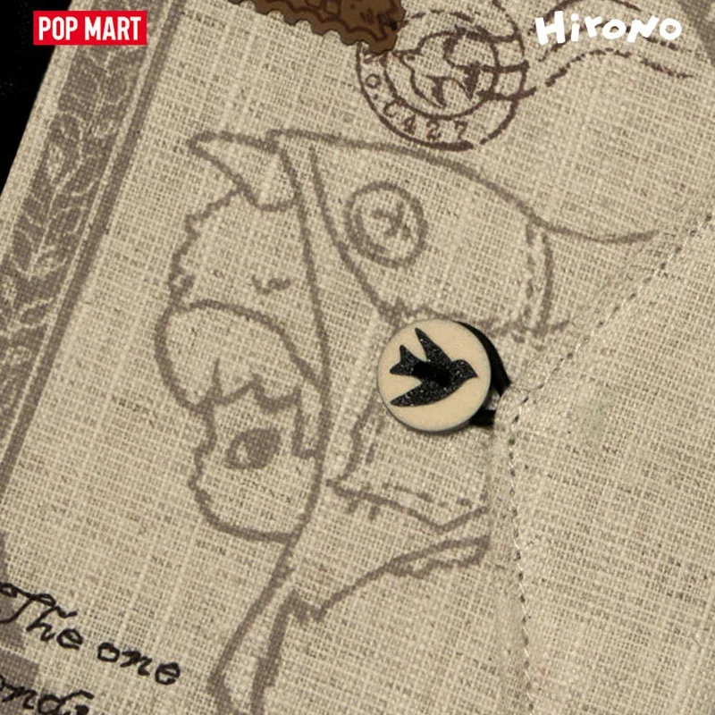 

POPMART Hirono Mist Walker Series Fabric Passport Holder Genuine Blind Box Toys Guess Bag Kawaii Anime Action Figure