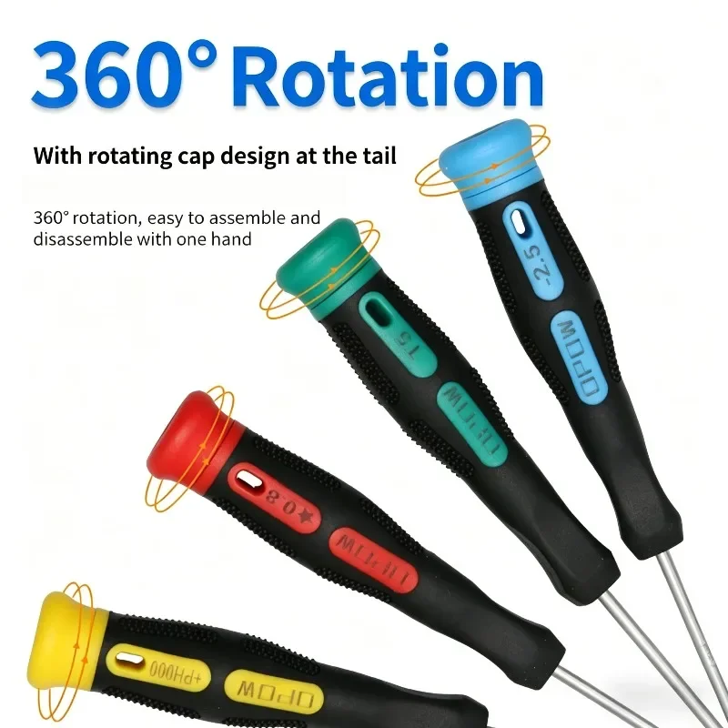 18-in-1 Screwdriver Set, Multi-Type Screwdriver Kit with Portable Roll Pouch, Tool for Electronics & Home Use