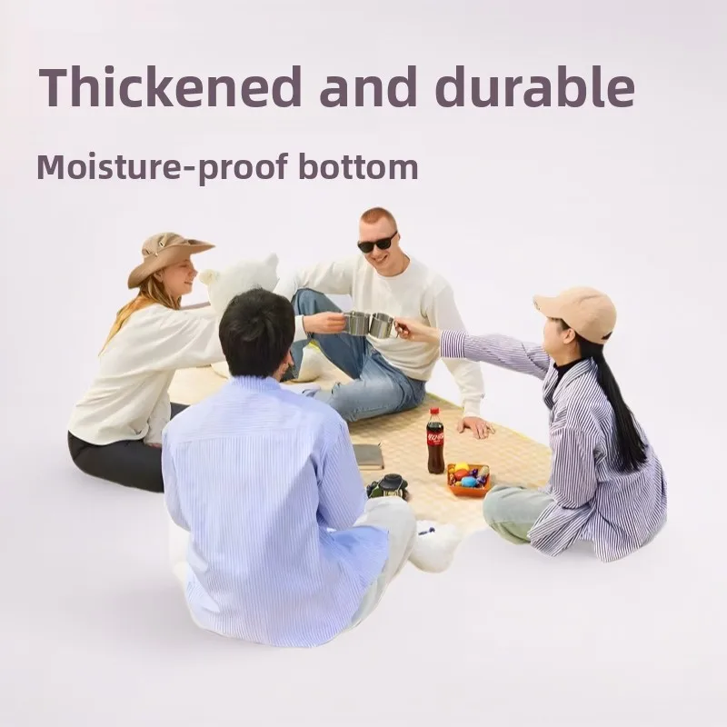 

Picnic mat: Waterproof and thickened, portable and moisture-proof, camping tent floor mat